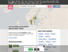 Tablet Screenshot of golfkartan.se